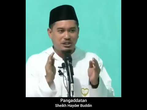 pangaddatan-sheikh Hayder Buddin