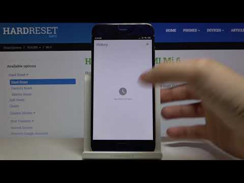 How to Reset Internet History in XIAOMI MI 6 - Clear Browser Data