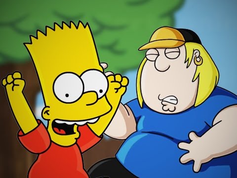 Chris Griffin vs Bart Simpson. Epic Rap Battles of Cartoons Season 3.