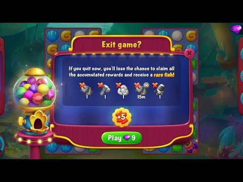 @Fishdom Level 10688, Lose on Hard Level 10690 😭