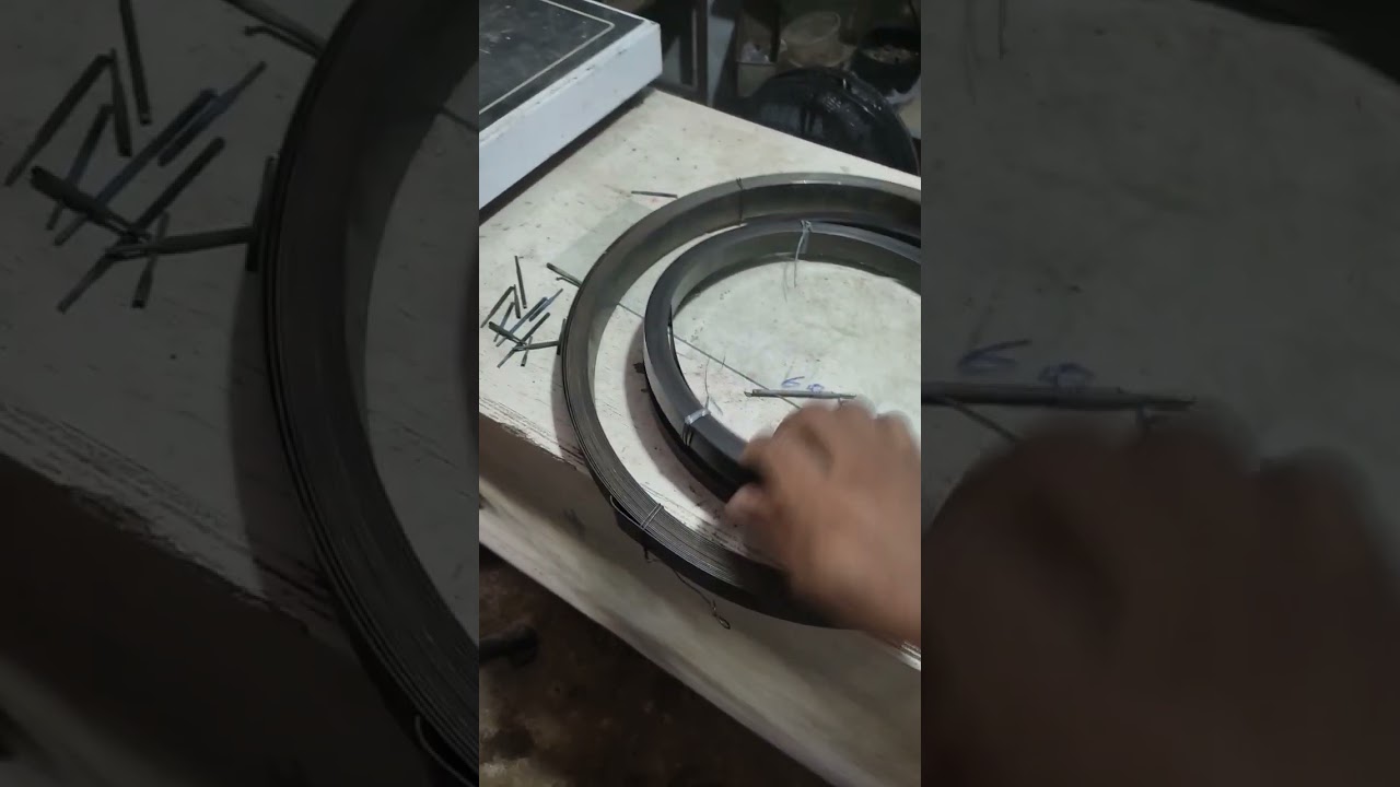 Molas de porta de aço, faça você mesmo.(#porta de enrolar) #molas