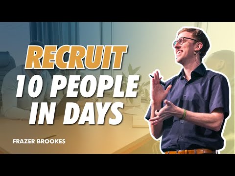 Network Marketing Recruiting – How To Recruit 10 People In 10 Days