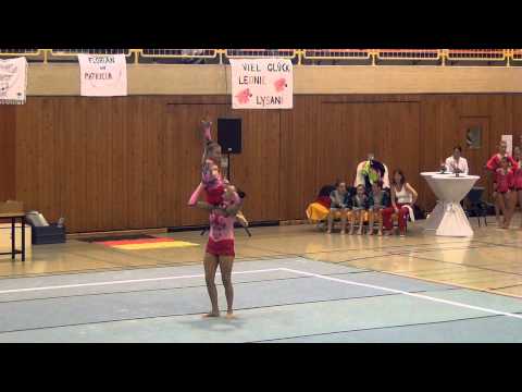 DM Jr Sr Aachen 2014   076   027   WP   Junior 1   Dyn   GER   SVH Kassel, Jana Mendel & Xenia Denis