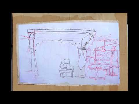 Carnet de voyage au Maroc - Le souk de Marrakech - Jeremie Bonamant Teboul