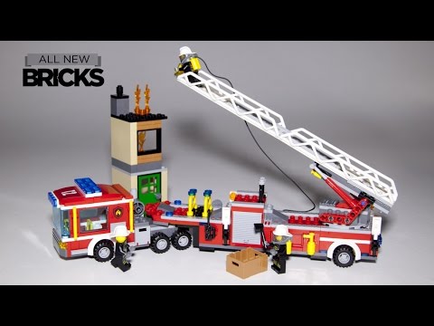 Vidéo LEGO City 60112 : Le grand camion de pompiers