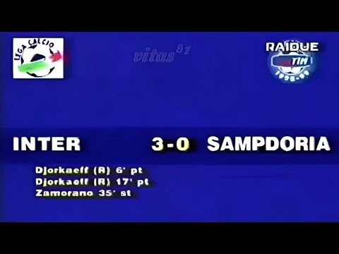 Inter-Sampdoria 3:0, 1998/99 - Domenica Sportiva (doppietta di Youri Djorkaeff)