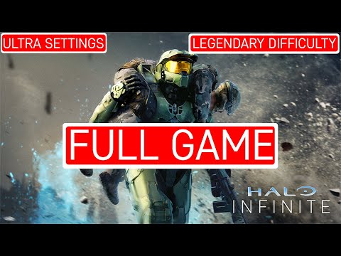 Halo Infinite FULL GAME LEGENDARY Difficulty 100% Blind Playthrough No Commentary HD