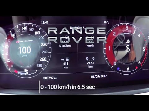 2018 Range Rover Velar HSE 300hp D Acceleration 0-160km/h