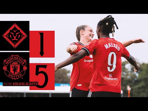 Jess Park's FIRST Goal For United! 🔥 | London City Lionesses 1-5 Man Utd Women | Highlights
