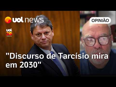 Tarcísio mira em 2030 ao dizer que quer ver Lula e Flávio Bolsonaro em debates | Alexandre Borges