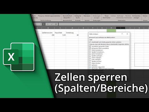 Excel Zellen sperren | Excel Felder sperren ✅ Tutorial