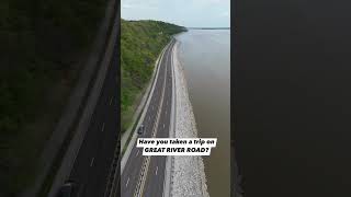 The Great River Road travels along the Mississippi River and includes so many cool small towns!