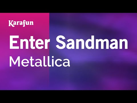 Enter Sandman - Metallica | Karaoke Version | KaraFun