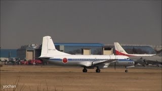 preview picture of video 'NAMC YS-11P.Transport aircraft(Turboprop).takeoff.at Atsugi Air Base(JAPAN) 厚木飛行場・離陸'