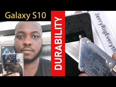 Galaxy S10 Durability Test - JerryRigEverything Reaction Video