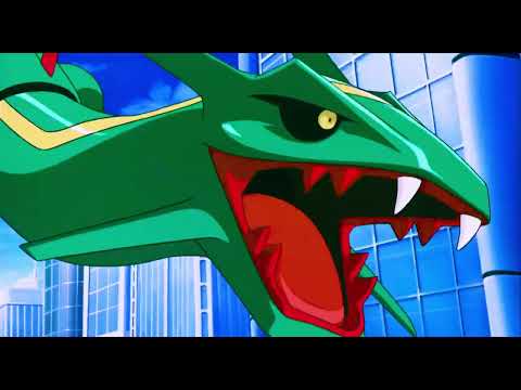 Pokémon: Destiny Deoxys | Rayquaza Battles Deoxys Clones