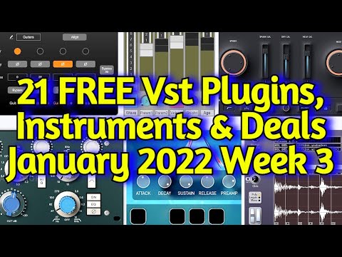 21 Best New FREE VST PLUGINS, Vst Instruments, SAMPLE PACKS & Huge Deals - JANUARY 2022 Week 3