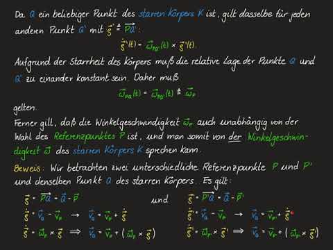 Technische Mechanik 2 - 18 Kinematik des starren Körpers 2: Allgemeine Bewegung