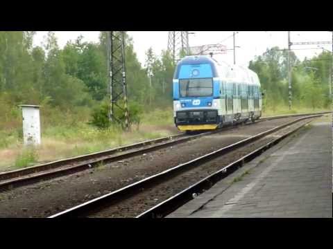 Vlaky Ostrava. Pantograf, CityElefant, Pendolino.. Railway Action in Ostrava 2012