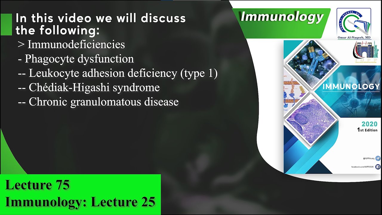 Leukocyte adhesion deficiency type 1|| Chédiak Higashi syndrome || Chronic granulomatous disease