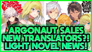 ARGONAUT SALES! NEW TRANSLATOR FOR ASTREA RECORD! LIGHT NOVEL DETAILS AND ANALYSIS! (Danmachi)