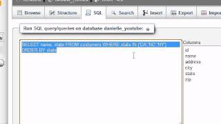 MySQL Database Tutorial - 12 - Are you IN or are you NOT IN?