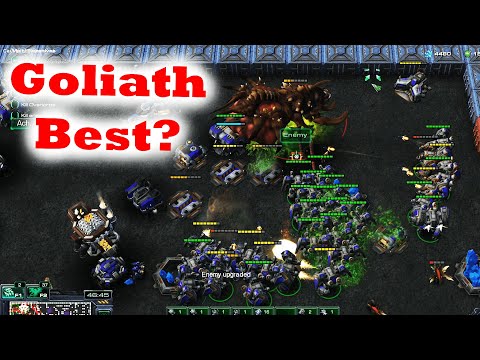 Anti-Boss strategy?Carry wins ez with mass goliath?(8 player lobby)Maze and terran Starcraft2 arcade