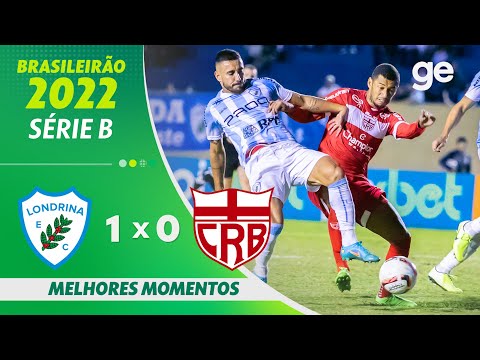 Gols e lances de Londrina x CRB