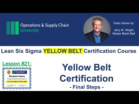 Lean Six Sigma Yellow Belt Certification Course – Ops University