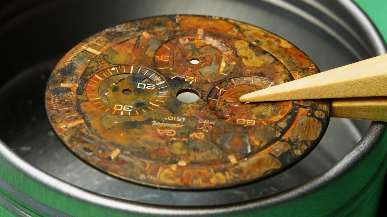 Restoring an Omega Speedmaster Professional Found at the Bottom of a Lake After 20 Years!