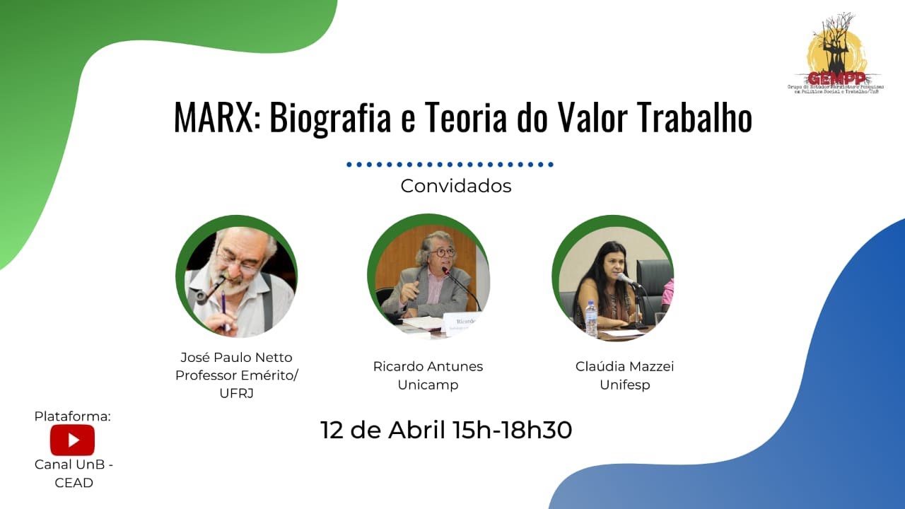 Dois anos de GEMPP, Marx: Biografia e teoria do valor trabalho