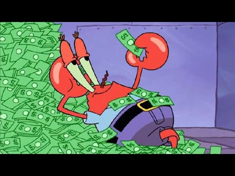 mr krabs x squidward x spongebob me Million dollars  music video