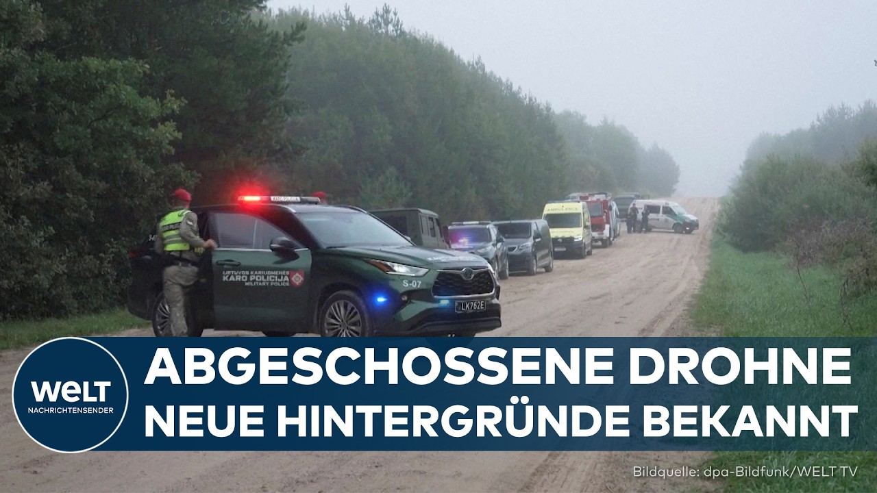 LITAUEN: Sprengsatz gefunden – Kam die abgeschossene Drohne aus Russland?