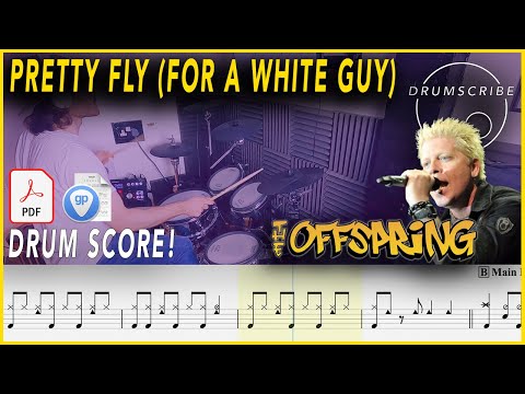 Pretty Fly (For A White Guy) - The Offspring | Drum SCORE Sheet Music | #111 DRUMSCRIBE