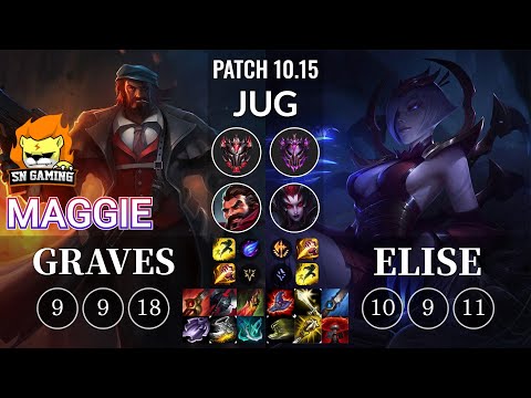 SN Maggie Graves vs Elise Jungle - KR Patch 10.15