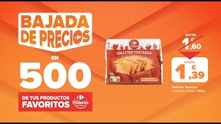 Carrefour Bajada de Precios en las Galletas Tostadas anuncio