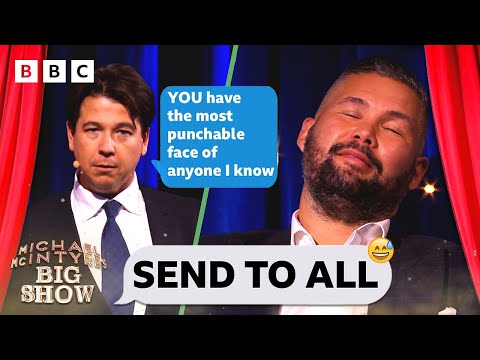 Michael McIntyre sends HILARIOUS text to Tony Bellew’s contacts | Michael McIntyre's Big Show - BBC