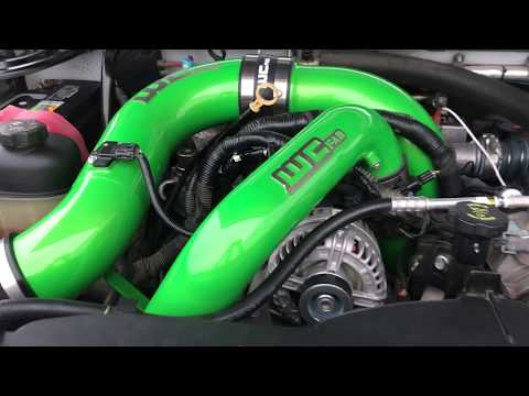 WC Fab Y-Bridge kit & 4" intake on my LMM Duramax!