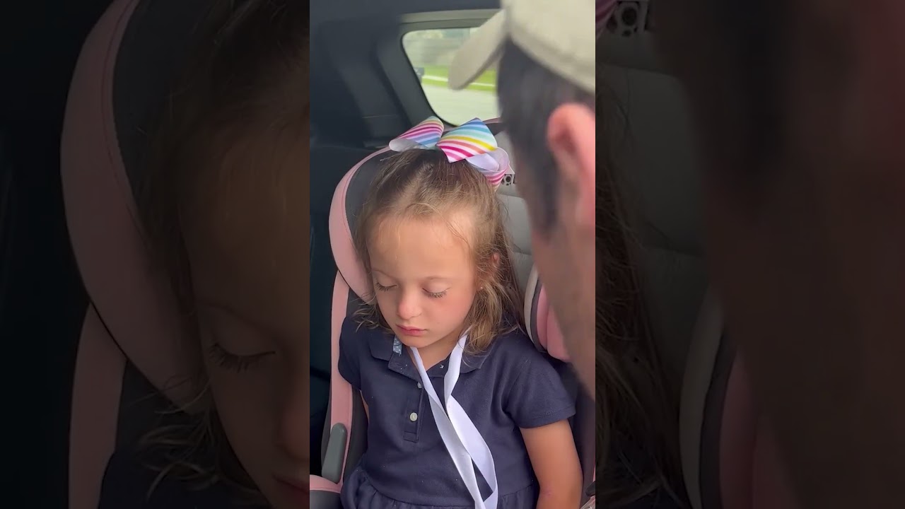 Daughter wakes from nap to discover soldier dad has returned home