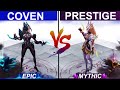 Coven Zyra vs Coven Zyra Prestige Edition Comparison