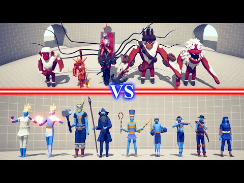SECRET ADDON Team vs LEGACY Team - Totally Accurate Battle Simulator TABS