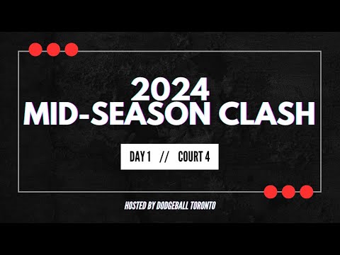 2024 Mid-Season Clash | Raven vs Shrimp | Court 4 | @DodgeballToronto