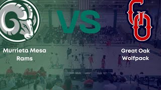 Murrieta Mesa Varsity Girls Basketball vs Murrieta Valley