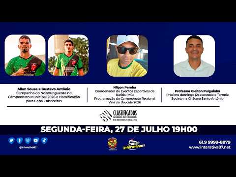 🔴​ PAPO DE CRAQUE | CAMPANHA DO NOISNUNGUENTA 2026 | CAMPEONATO REGIONAL VALE D URUCUIA 2026