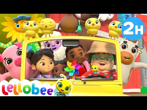 Sing Along with Lellobee! Animals, Veggies & Flowers 🎶| Lellobee City Farm | Preeschool Playhouse