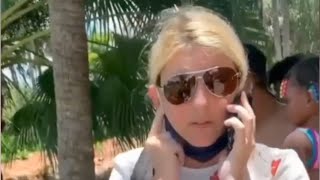 karen calls POLICE on black family for STANDING next to her at SEAWORLD