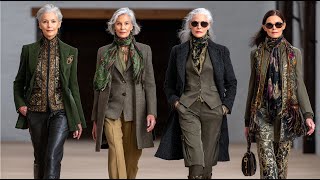 Ralph Lauren Fall/Winter 2025: Refined Clay & Sand Looks for Women Over 60
