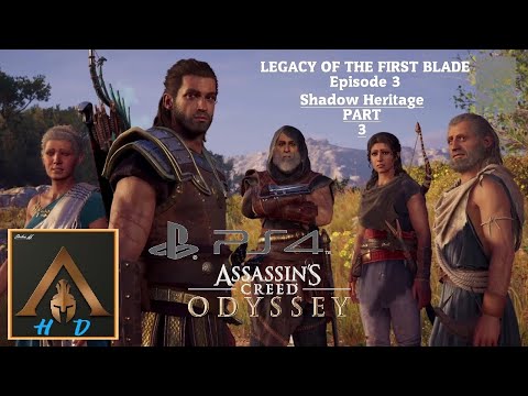 Assassin`s Creed Odyssey - Walkthrough Part 3 [PS4] Nightmare Mode 100% | Shadow Heritage