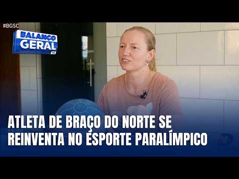 Moradora de Braço do Norte supera perda da visão com esporte paralímpico
