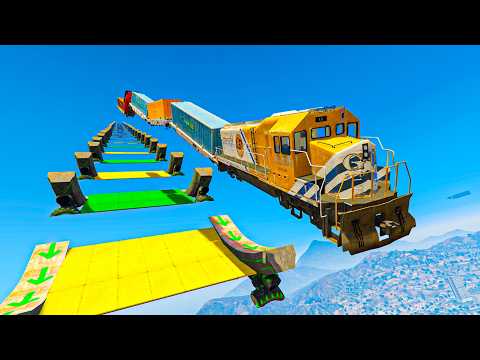 THE MOST EPIC MEGA RAMP IN GTA 5 ONLINE